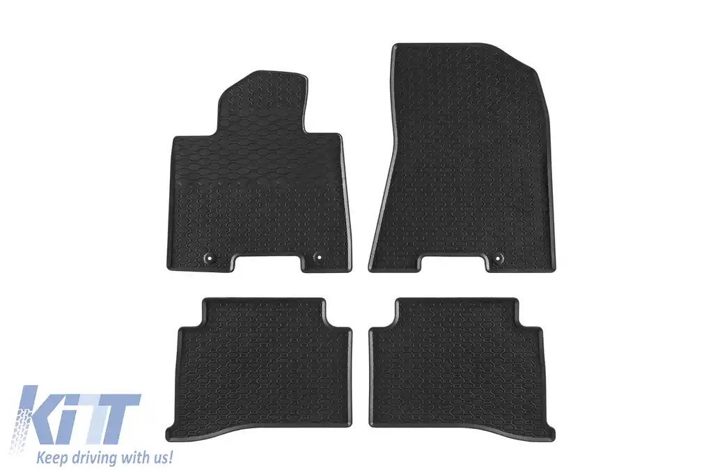 Mochete din cauciuc specifice, potrivite pentru Hyundai Tucson 2015-2020, Kia Sportage după 2015, set de 4 piese, culoare neagră