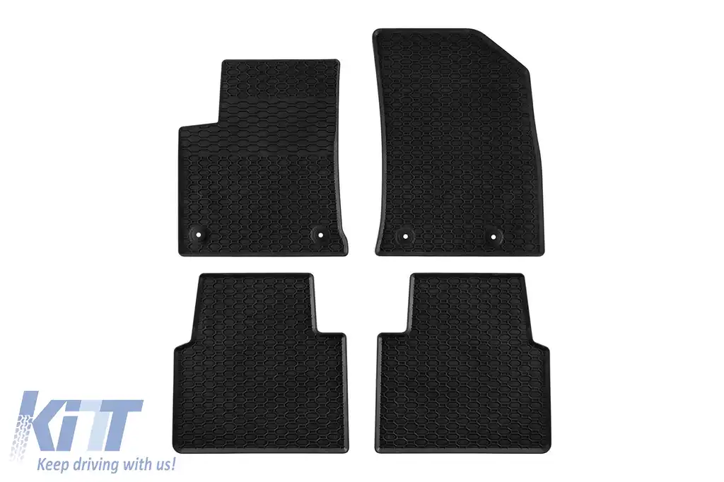 Mochete din cauciuc specifice, potrivite pentru Opel Crossland X după 2017, set de 4 piese, culoare neagră-image-6228351