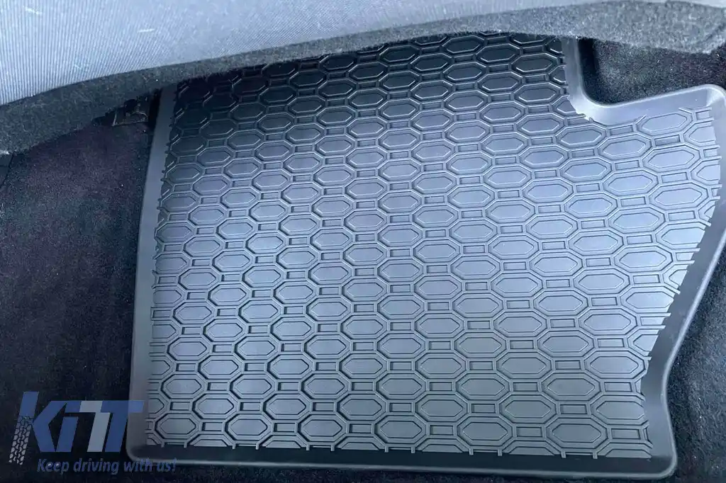 Mochete din cauciuc specifice, potrivite pentru Ford Fiesta după 2017, Puma după 2020, set de 4 piese, culoare neagră-image-6228376