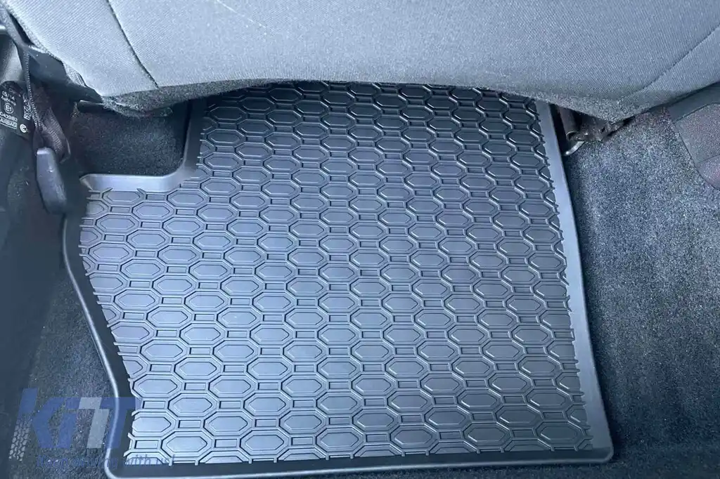 Mochete din cauciuc specifice, potrivite pentru Ford Fiesta după 2017, Puma după 2020, set de 4 piese, culoare neagră-image-6228377