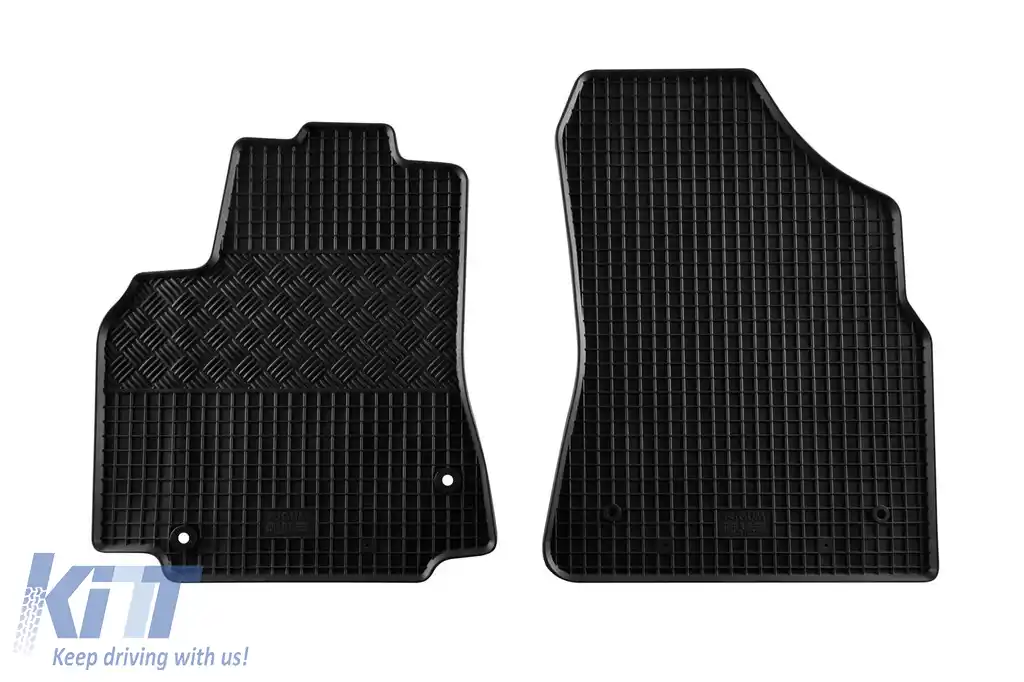 Mochete din cauciuc specifice, potrivite pentru Citroen Berlingo, Peugeot Partner 2008-2018 cu 5 locuri, set de 4 piese, culoare neagră-image-6228497