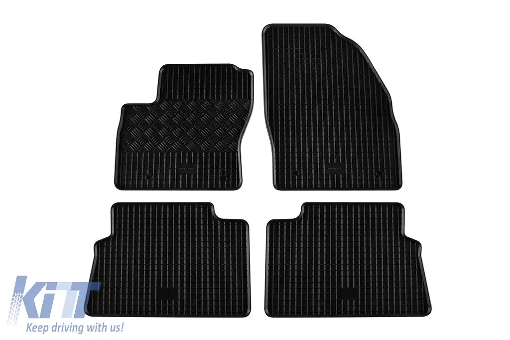 Mochete din cauciuc specifice, potrivite pentru Ford Kuga 2007-2012, set de 4 piese, culoare neagră