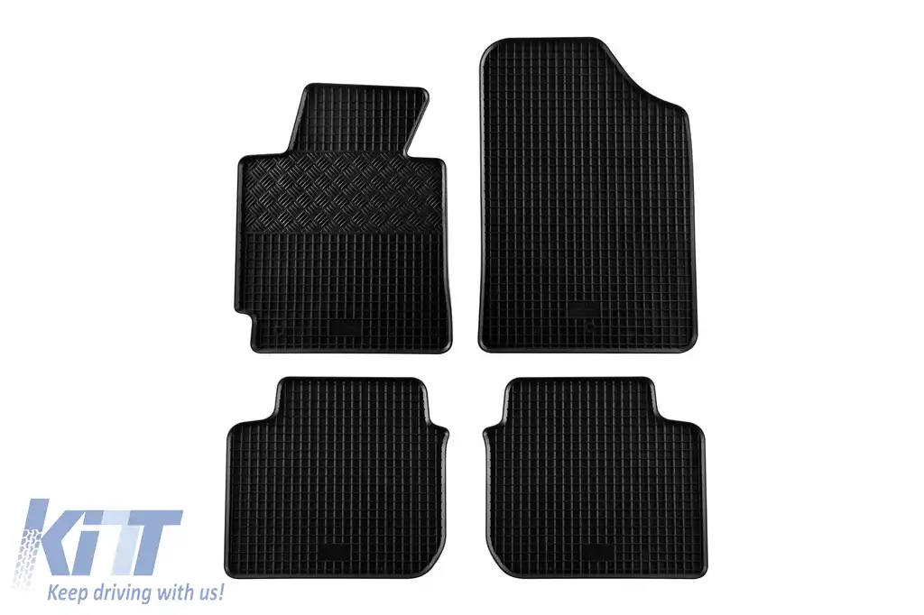 Mochete din cauciuc specifice, potrivite pentru Hyundai Elantra după 2011, set de 4 piese, culoare neagră