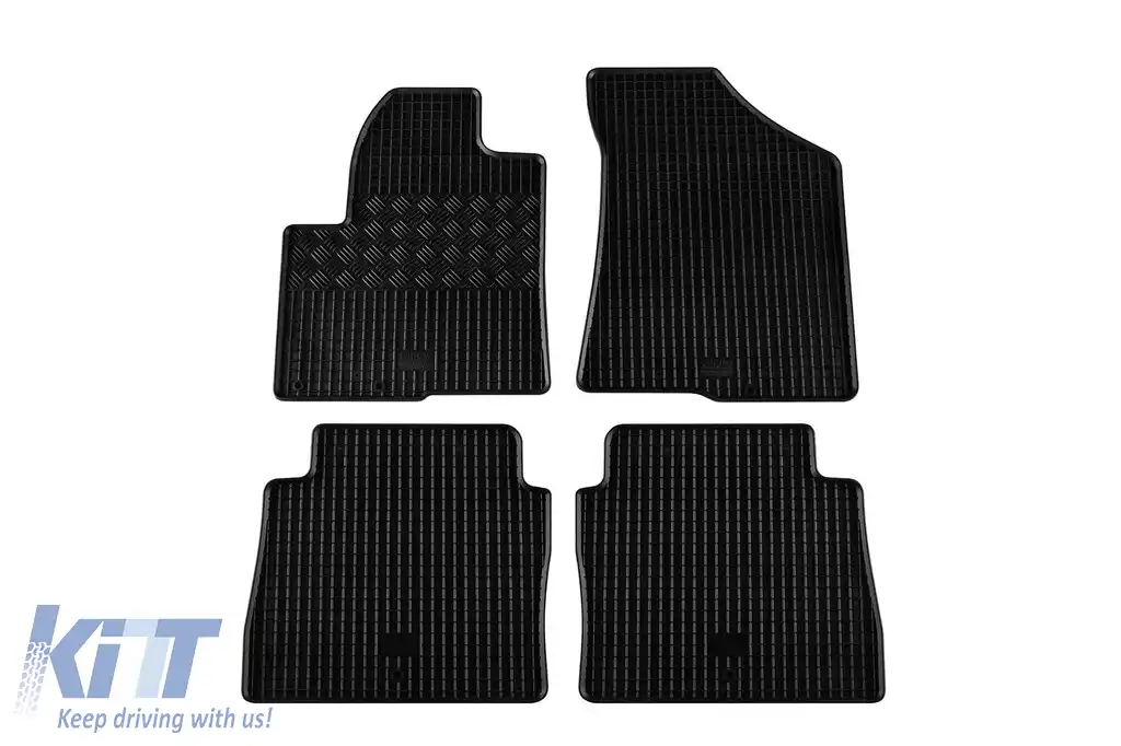 Mochete din cauciuc specifice, potrivite pentru Hyundai Santa Fe 2006-2009, set de 4 piese, culoare neagră
