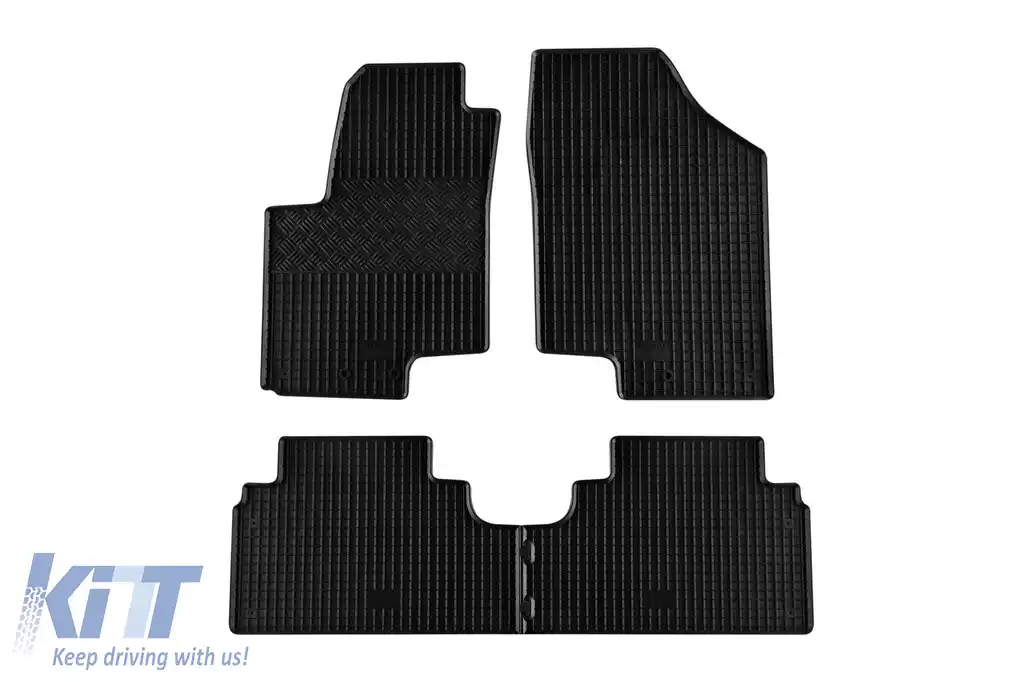 Mochete din cauciuc specifice, potrivite pentru Hyundai iX20 după 2010, Kia Venga după 2009, Kia Venga după 2015, set de 4 piese, culoare neagră-image-6228646