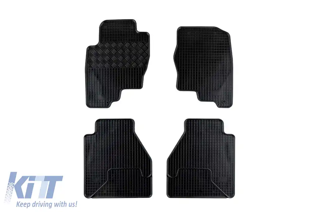 Mochete din cauciuc specifice, potrivite pentru Nissan Navara după 2005, Pathfinder după 2006, set de 4 piese, culoare neagră