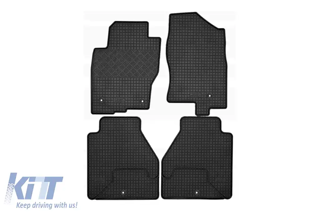 Mochete din cauciuc specifice, potrivite pentru Nissan Navara, Pathfinder după 2010, set de 4 piese, culoare neagră