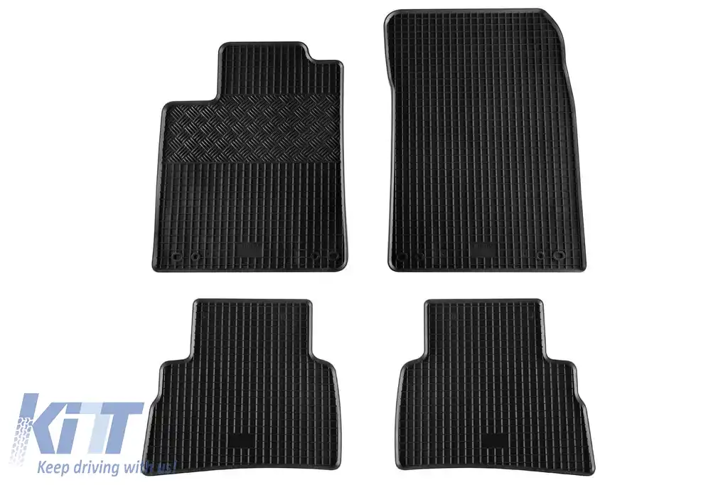 Mochete din cauciuc specifice, potrivite pentru Suzuki Kizashi 2010-2014, set de 4 piese, culoare neagră