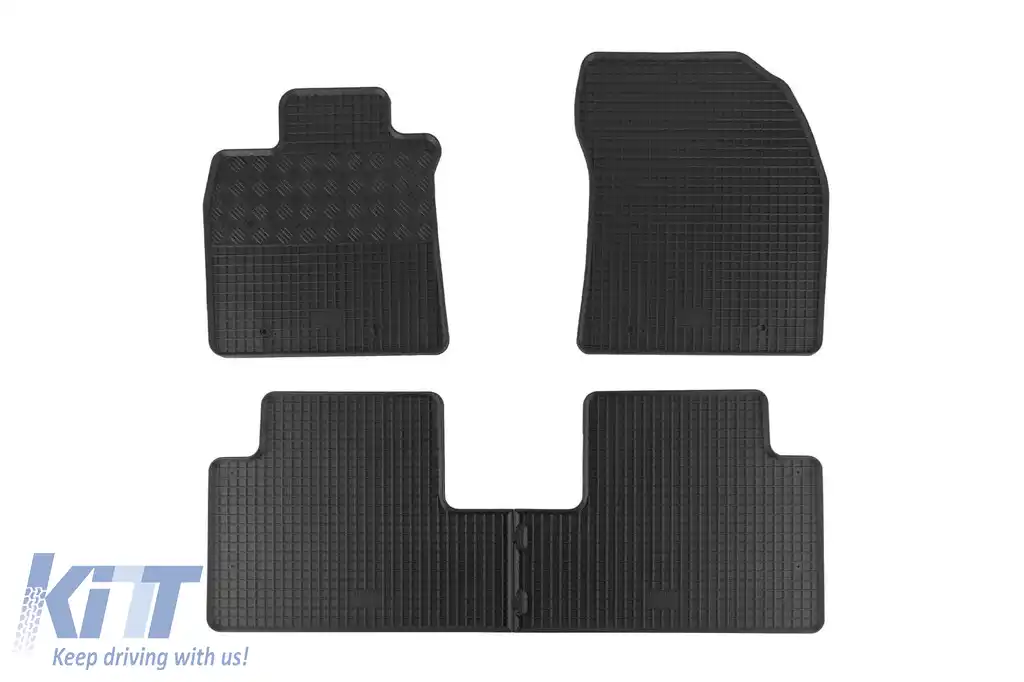 Mochete din cauciuc specifice, potrivite pentru Toyota Avensis 2009-2018, set de 4 piese, culoare neagră