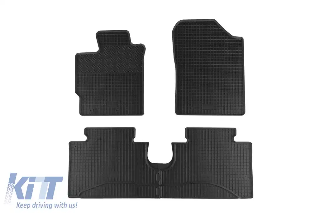 Mochete din cauciuc specifice, potrivite pentru Toyota Yaris, Yaris Hybrid 2011-2019, set de 4 piese, culoare neagră-image-6228811