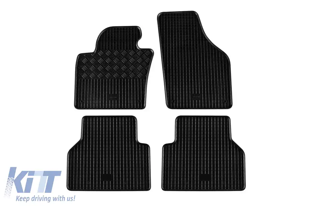 Mochete din cauciuc specifice, potrivite pentru Volkswagen Tiguan 2008-2011, set de 4 piese, culoare neagră