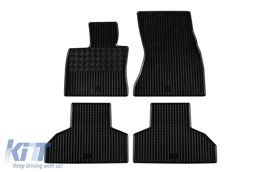 Mochete din cauciuc specifice, potrivite pentru BMW X5 F15 2013-2018, X6 F16 2014-2019, set de 4 piese, culoare neagră-image-6228846