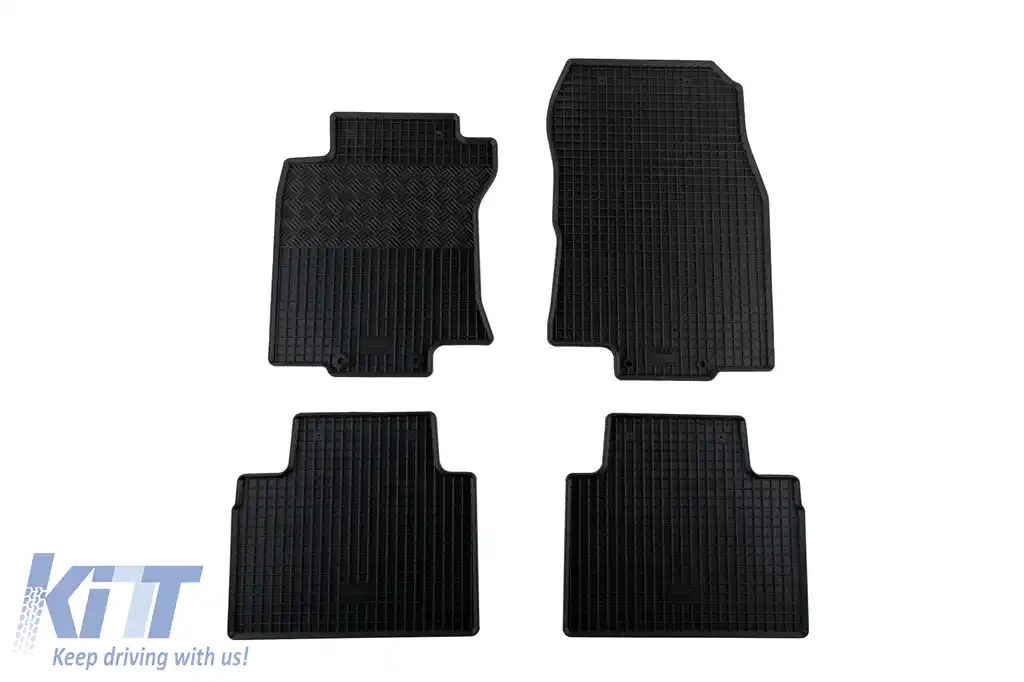 Mochete din cauciuc specifice, potrivite pentru Nissan X-Trail după 2014, set de 4 piese, culoare neagră