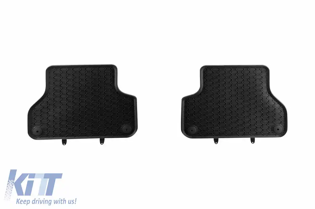 Mochete din cauciuc specifice, potrivite pentru Audi A4 B9 după 2015, set de 4 piese, culoare neagră-image-6228858