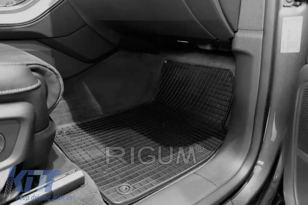 Mochete din cauciuc specifice, potrivite pentru Audi Q7 după 2015, Q8 după 2019, set de 4 piese, culoare neagră-image-6228895