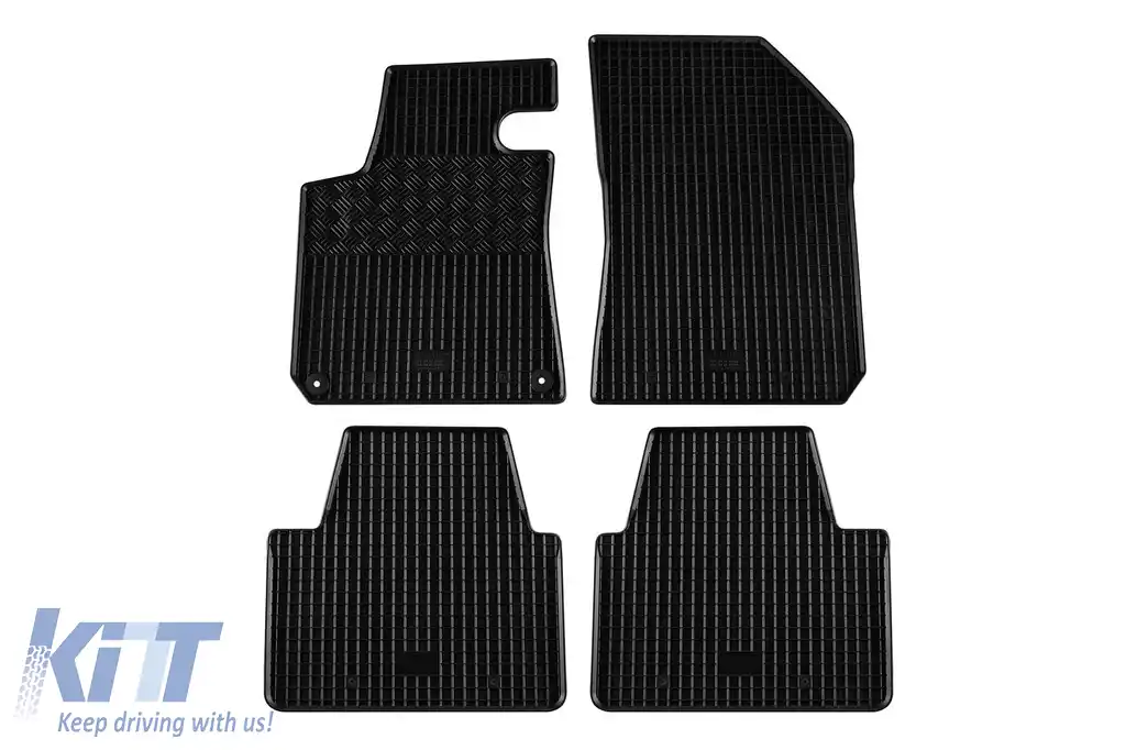 Mochete din cauciuc specifice, potrivite pentru Peugeot 308 SW 2013-2021, set de 4 piese, culoare neagră