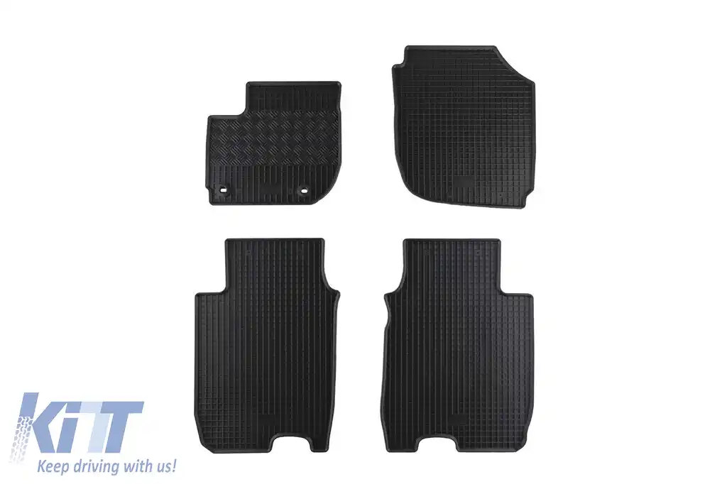 Mochete din cauciuc specifice, potrivite pentru Honda HR-V după 2015, set de 4 piese, culoare neagră-image-6228905
