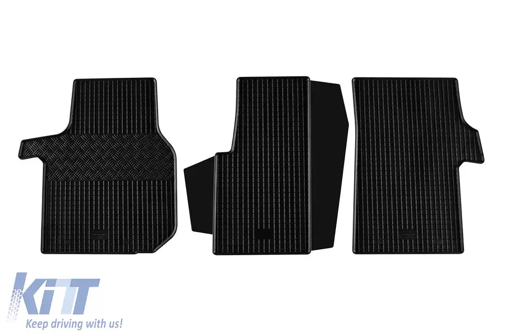 Mochete din cauciuc specifice, potrivite pentru Volkswagen Crafter după 2017, set de 3 piese, culoare neagră