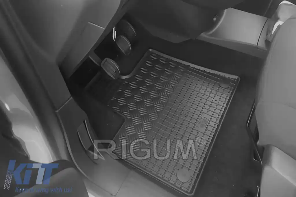 Mochete din cauciuc specifice, potrivite pentru Citroen Berlingo, Peugeot Partner, Opel Combo după 2019, Toyota Proace după 2020, 5 locuri, set de 4 piese, culoare neagră-image-6229070