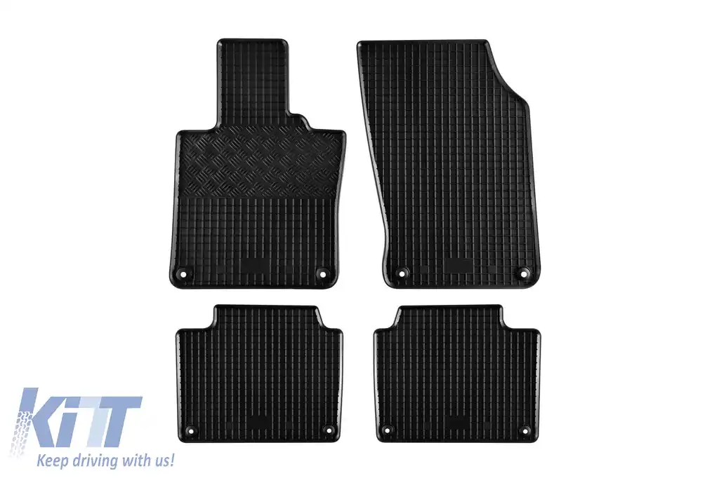 Mochete din cauciuc specifice, potrivite pentru Volvo S90, V90 după 2016, set de 4 piese, culoare neagră