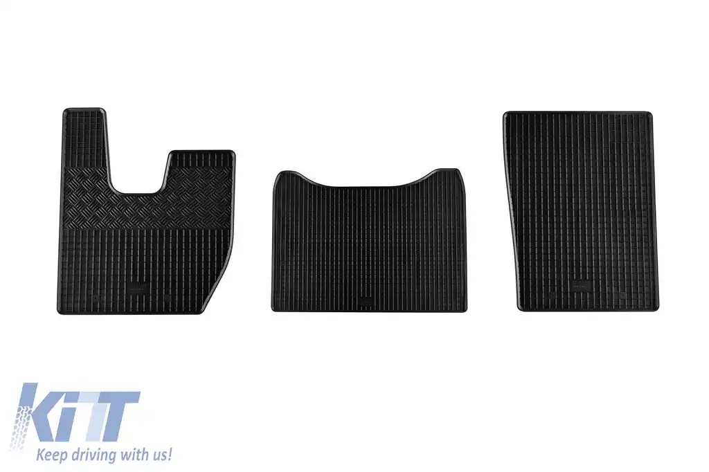 Mochete din cauciuc specifice, potrivite pentru Iveco S-Way după 2019, set de 3 piese, culoare neagră