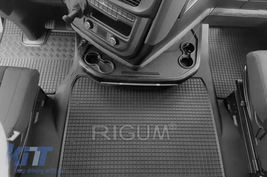 Mochete din cauciuc specifice, potrivite pentru Iveco S-Way după 2019, set de 3 piese, culoare neagră-image-6229243