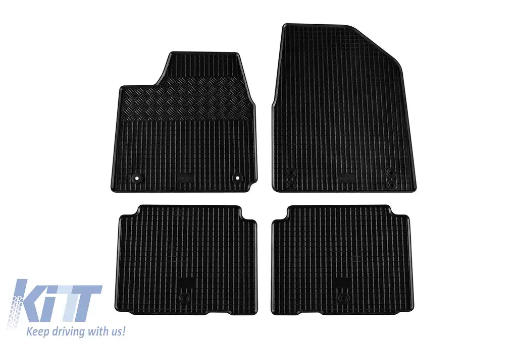 Mochete din cauciuc specifice, potrivite pentru Hyundai Ioniq, Kia EV6 după 2021, set de 4 piese, culoare neagră-image-6229284