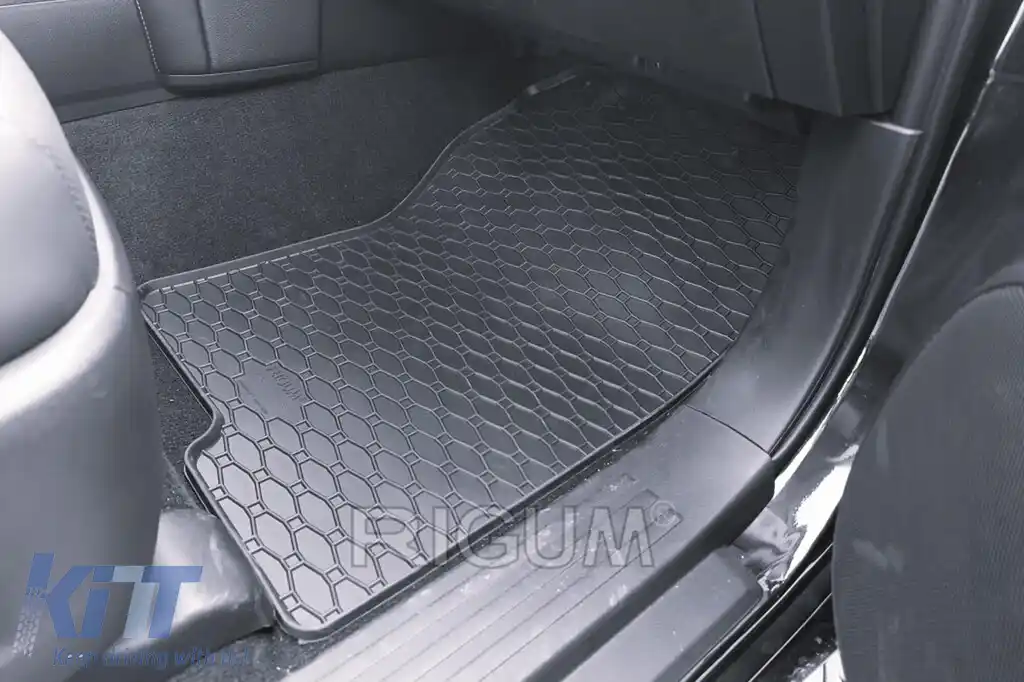 Mochete din cauciuc specifice, potrivite pentru Toyota Land Cruiser 150 5 locuri, 7 locuri după 2009, set de 4 piese, culoare neagră-image-6229427