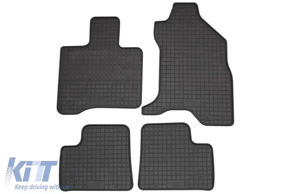 Mochete din cauciuc specifice, potrivite pentru Citroen C-zero, Peugeot iON 2010-2020, set de 4 piese, culoare neagră