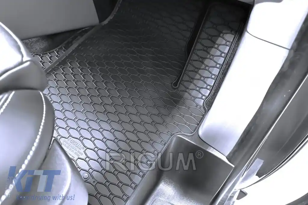 Mochete din cauciuc specifice, potrivite pentru Ford Tourneo Custom, Transit Custom după 2024, Volkswagen T7 Caravelle după 2025, 2/3 locuri, set de 3 piese, culoare neagră-image-6229492