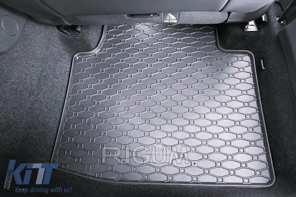 Mochete din cauciuc specifice, potrivite pentru Skoda Superb, Volkswagen Passat B9 după 2024, set de 4 piese, culoare neagră-image-6229510