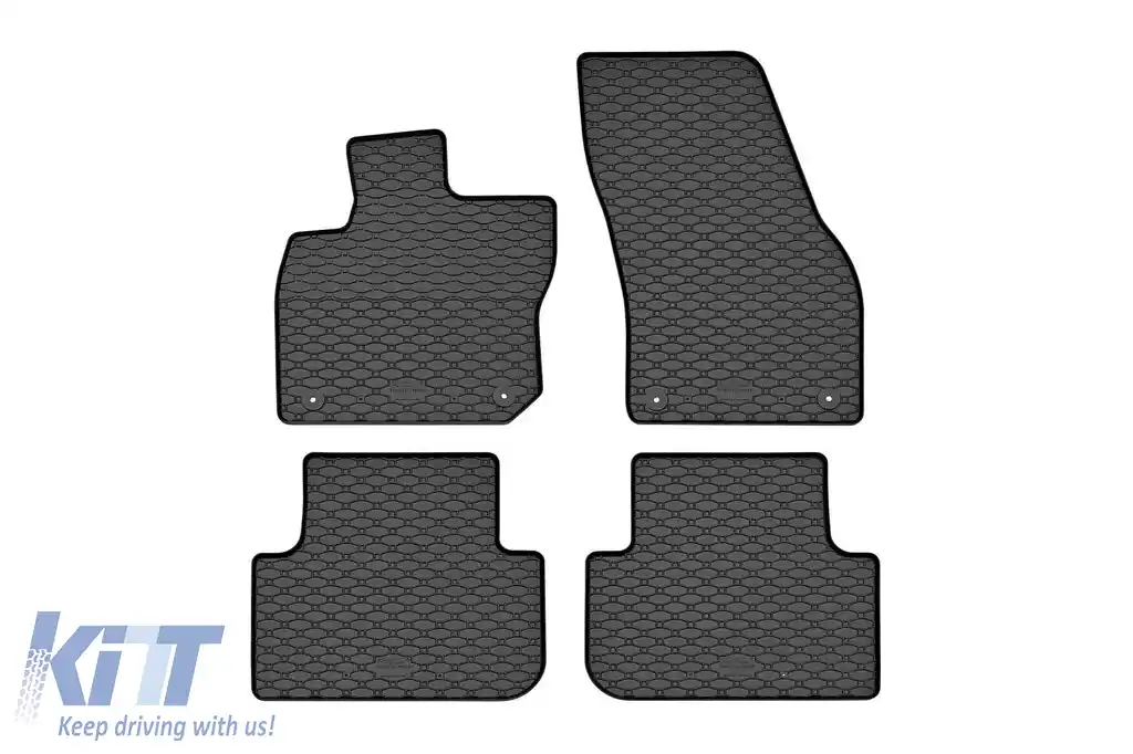 Mochete din cauciuc specifice, potrivite pentru Volkswagen Tiguan, eTSI, PHeV după 2024, set de 4 piese, culoare neagră