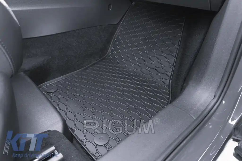 Mochete din cauciuc specifice, potrivite pentru Volkswagen Tiguan, eTSI, PHeV după 2024, set de 4 piese, culoare neagră-image-6229519