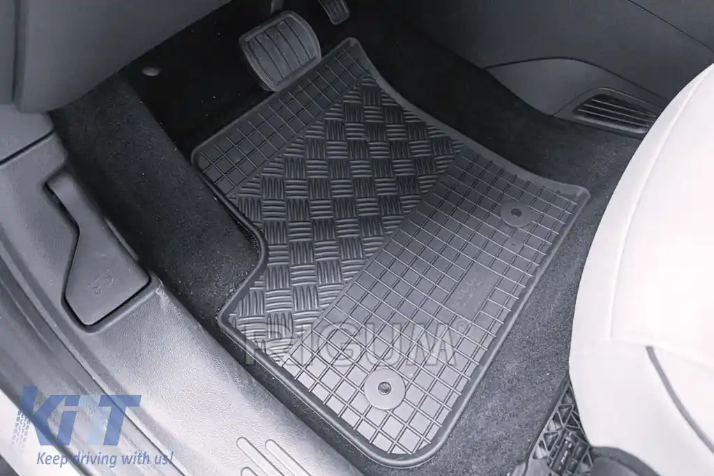 Mochete din cauciuc specifice, potrivite pentru Alfa Romeo Junior Elettrica după 2025, Fiat 600e, JEEP Avenger EV după 2024, set de 4 piese, culoare neagră-image-6229527