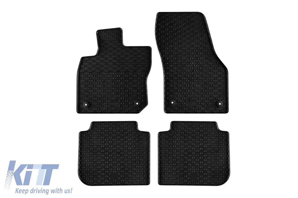 Mochete din cauciuc specifice, potrivite pentru Skoda Kodiaq după 2024, set de 4 piese, culoare neagră-image-6229531