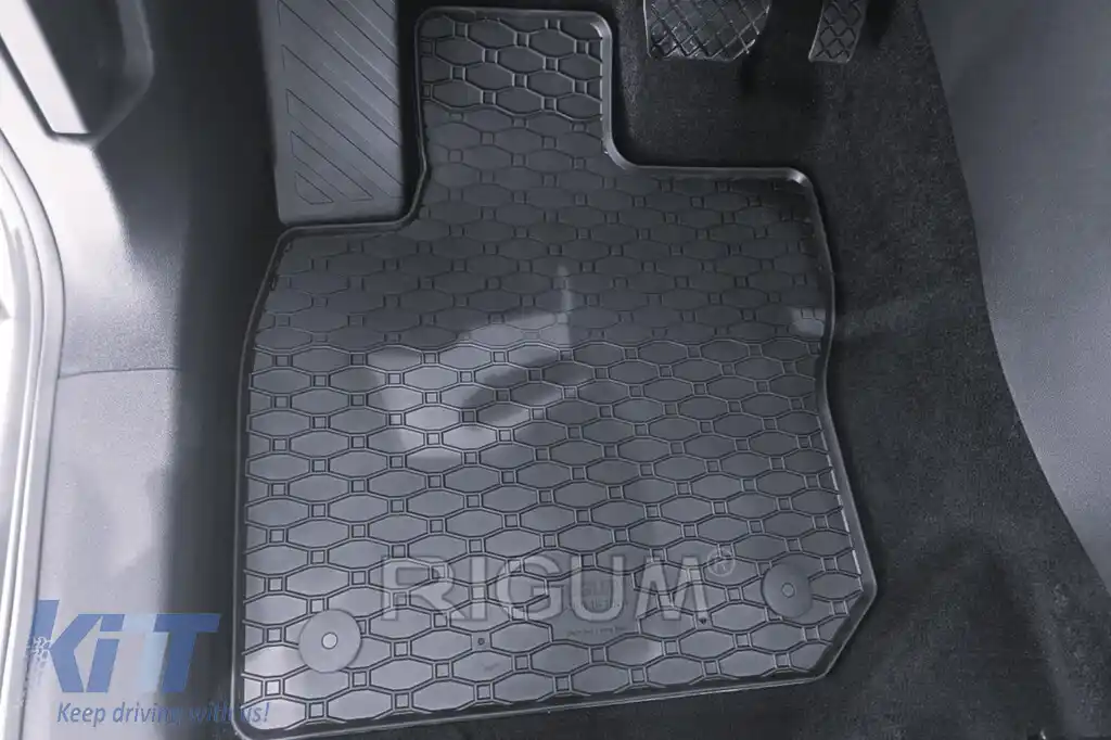 Mochete din cauciuc specifice, potrivite pentru Skoda Kodiaq după 2024, set de 4 piese, culoare neagră-image-6229534