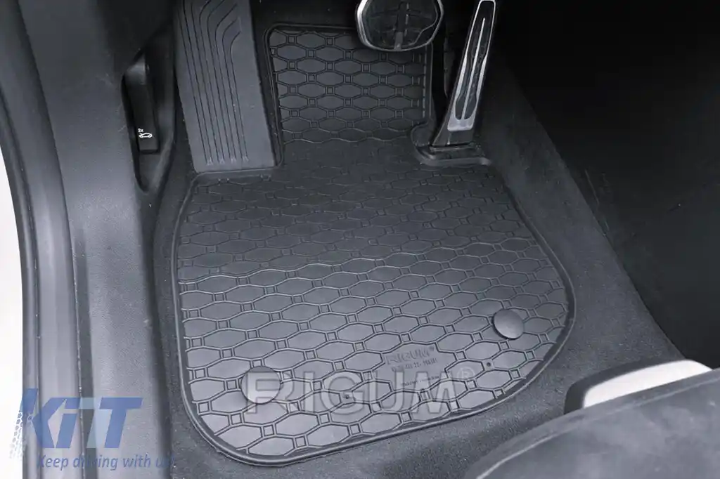 Mochete din cauciuc specifice, potrivite pentru BMW X1e, iX1 U11 după 2022, iX2 U10 după 2024, set de 4 piese, culoare neagră-image-6229556