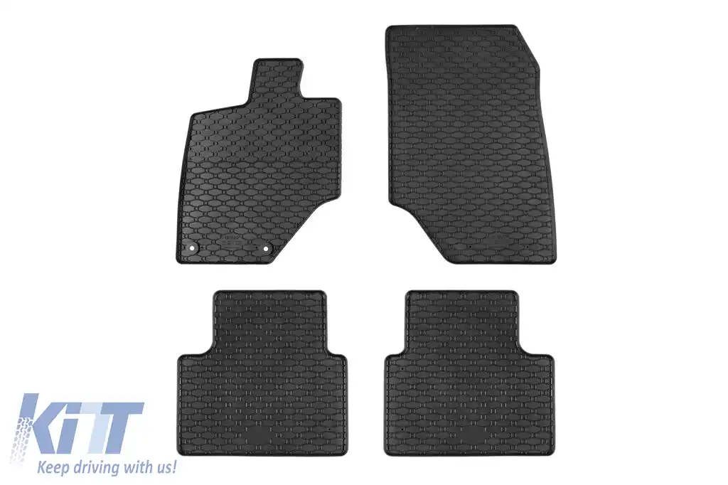 Mochete din cauciuc specifice, potrivite pentru Opel Grandland Hybrid după 2025, Peugeot 5008 Hybrid după 2024, Citroen C5 Aircross Hybrid după 2025, set de 4 piese, culoare neagră-image-6229599