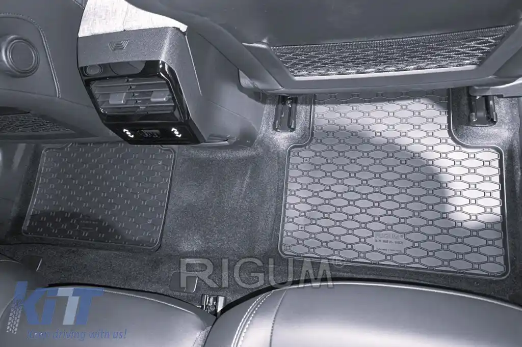 Mochete din cauciuc specifice, potrivite pentru Opel Grandland Hybrid după 2025, Peugeot 5008 Hybrid după 2024, Citroen C5 Aircross Hybrid după 2025, set de 4 piese, culoare neagră-image-6229604