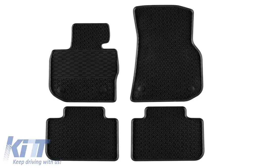 Mochete din cauciuc specifice, potrivite pentru BMW X3 G01 2017-2024, X4 G02 2018-2025, set de 4 piese, culoare neagră-image-6229706