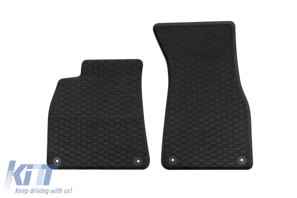 Mochete din cauciuc specifice, potrivite pentru Audi A6 C8 după 2017, Audi A7 C8 după 2018, set de 4 piese, culoare neagră-image-6229723