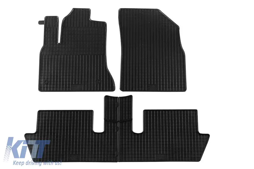 Mochete din cauciuc specifice, potrivite pentru Citroen C4 Picasso 2006-2013, 5 și 7 locuri, set de 4 piese, culoare neagră