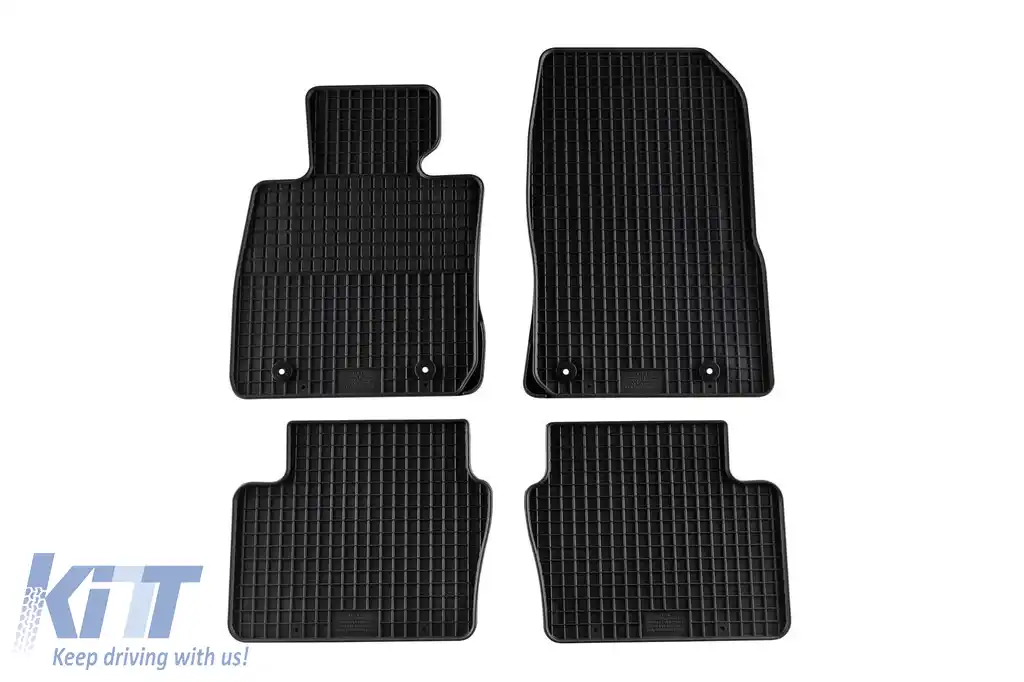 Mochete din cauciuc specifice, potrivite pentru Mazda 2, CX-3 după 2015, set de 4 piese, culoare neagră-image-6229743