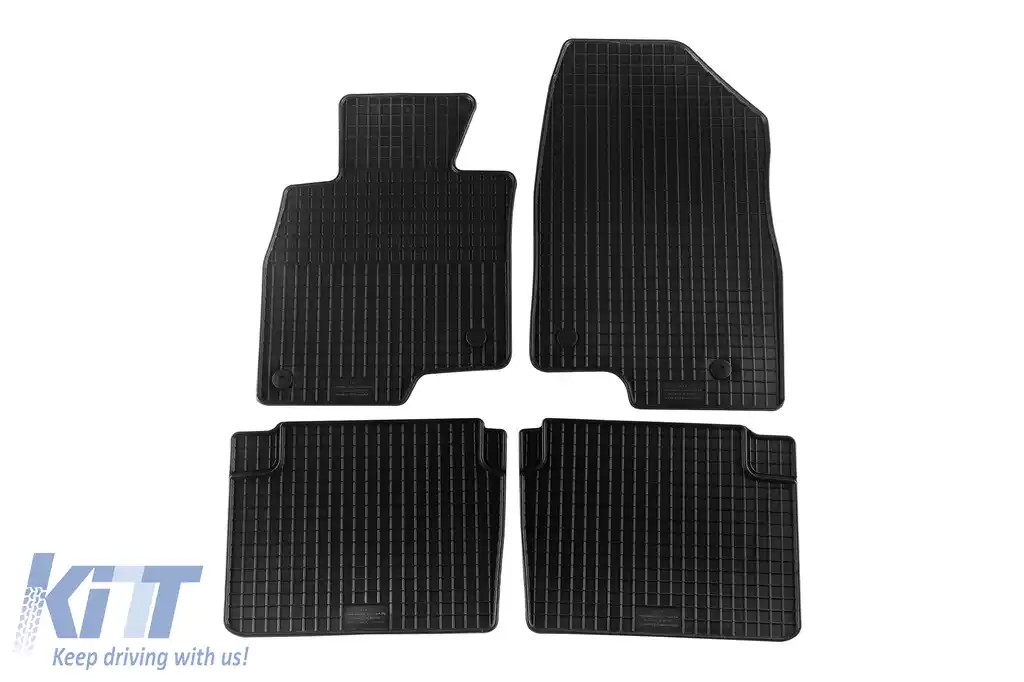 Mochete din cauciuc specifice, potrivite pentru Mazda 6 sedan după 2013, Mazda 6 wagon după 2012, set de 4 piese, culoare neagră