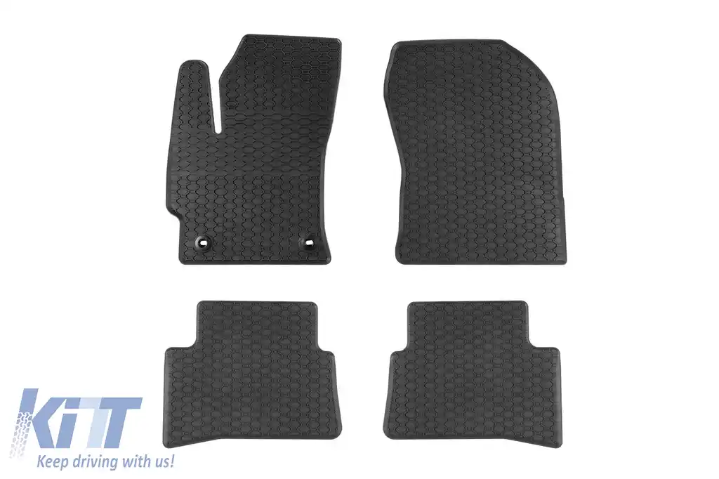 Mochete din cauciuc specifice, potrivite pentru Toyota Corolla hatchback după 2018, set de 4 piese, culoare neagră