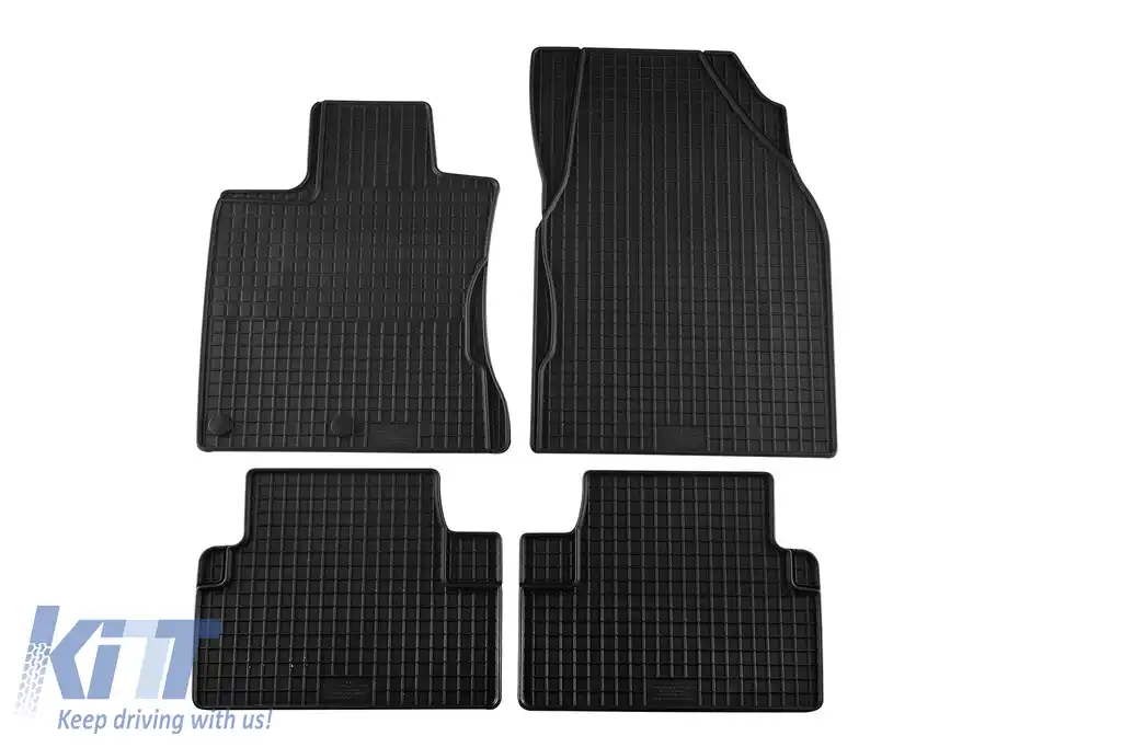 Mochete din cauciuc specifice, potrivite pentru Nissan Qashqai 2006-2013, Qashqai după 2014, set de 4 piese, culoare neagră