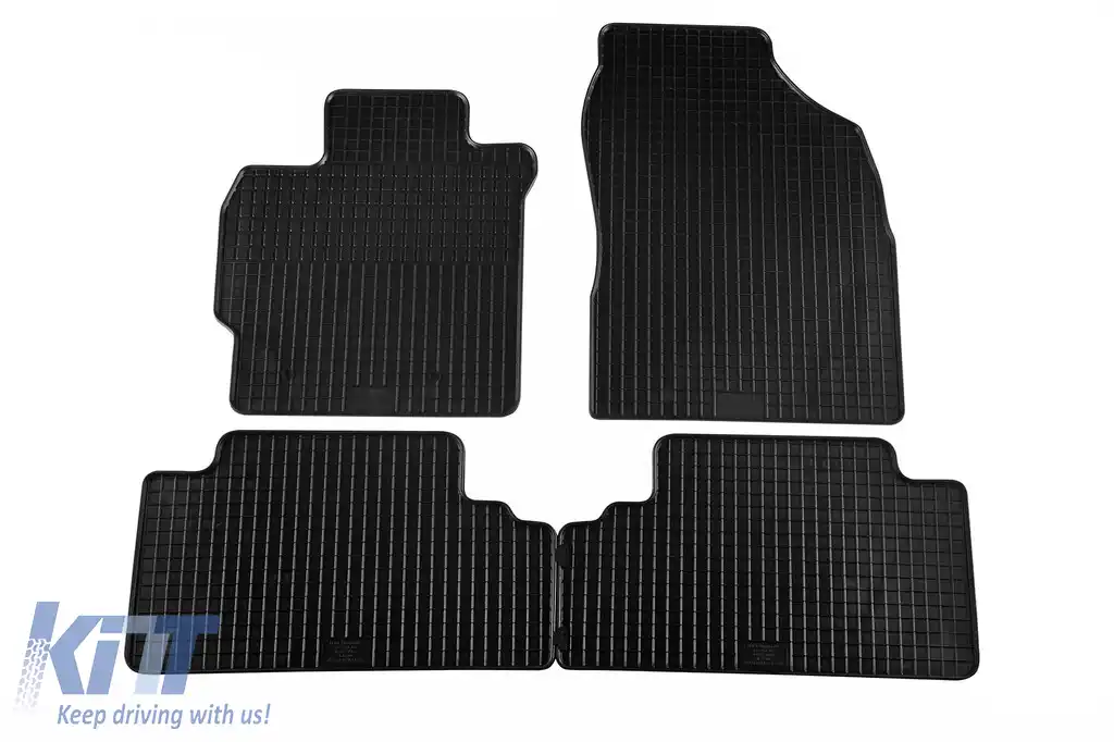 Mochete din cauciuc specifice, potrivite pentru Toyota Auris 2007-2012, Auris hibrid 2010-2012, set de 4 piese, culoare neagră