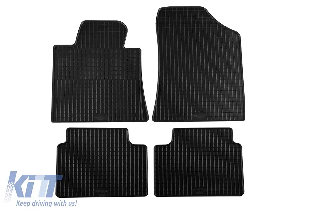 Mochete din cauciuc specifice, potrivite pentru Hyundai i30 2012-2017, set de 4 piese, culoare neagră-image-6229900