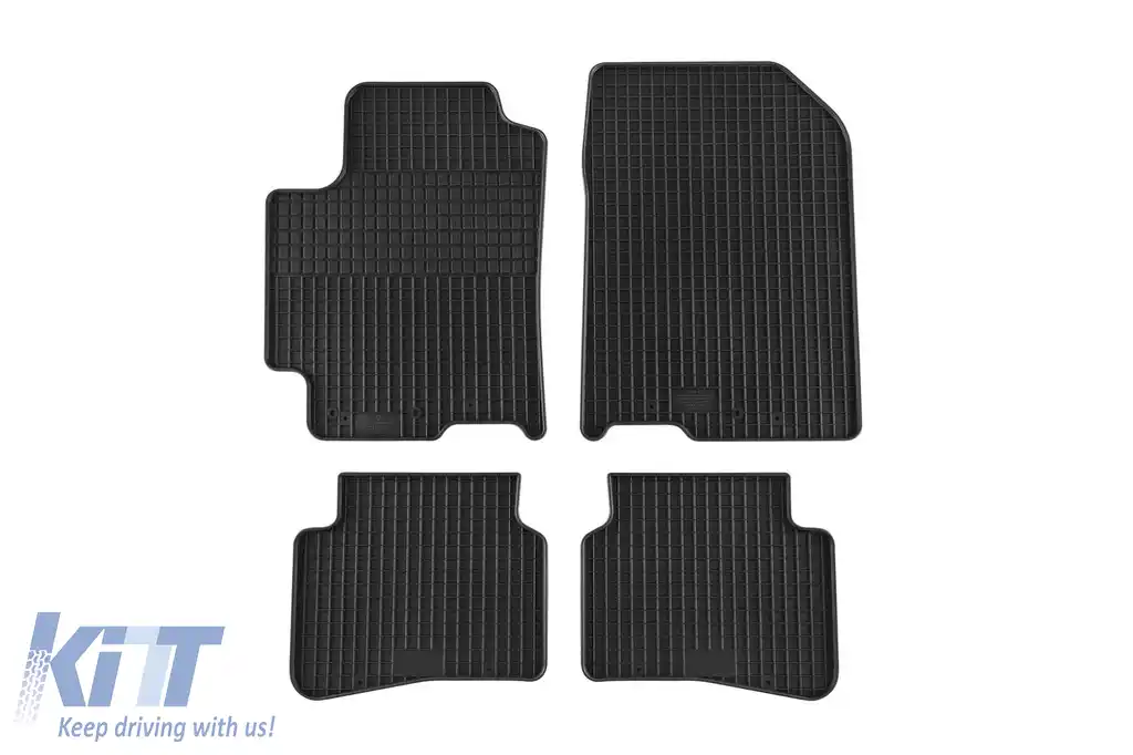 Mochete din cauciuc specifice, potrivite pentru Kia Rio, Stonic după 2017, set de 4 piese, culoare neagră