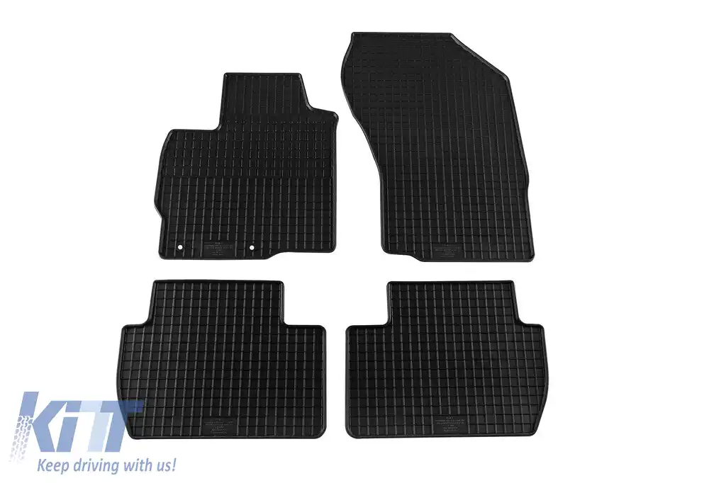 Mochete din cauciuc specifice, potrivite pentru Peugeot 4007, Citroen C-Crosser 2007-2012, Mitsubishi Outlander 2007-2018, set de 4 piese, culoare neagră